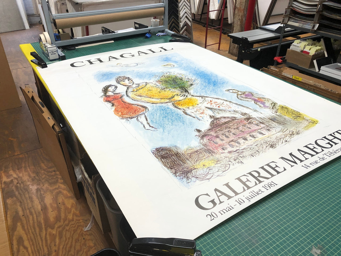 Marc Chagall Opera Bleu " Poster Modernism Multicolor