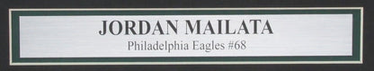 Jordan Mailata Autographed 16X20 Photo Philadelphia Eagles Framed Jsa 183631