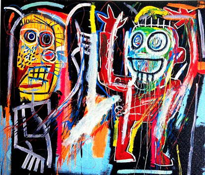 Jean-Michel Basquiat Lithograph Signed Coa, Numbered In Pencil