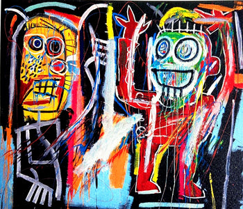 Jean-Michel Basquiat Lithograph Signed Coa, Numbered In Pencil