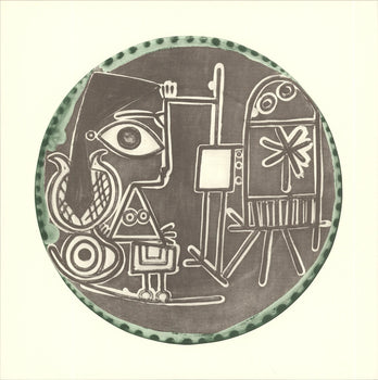 Pablo Picasso Jacqueline Au Chevalet 