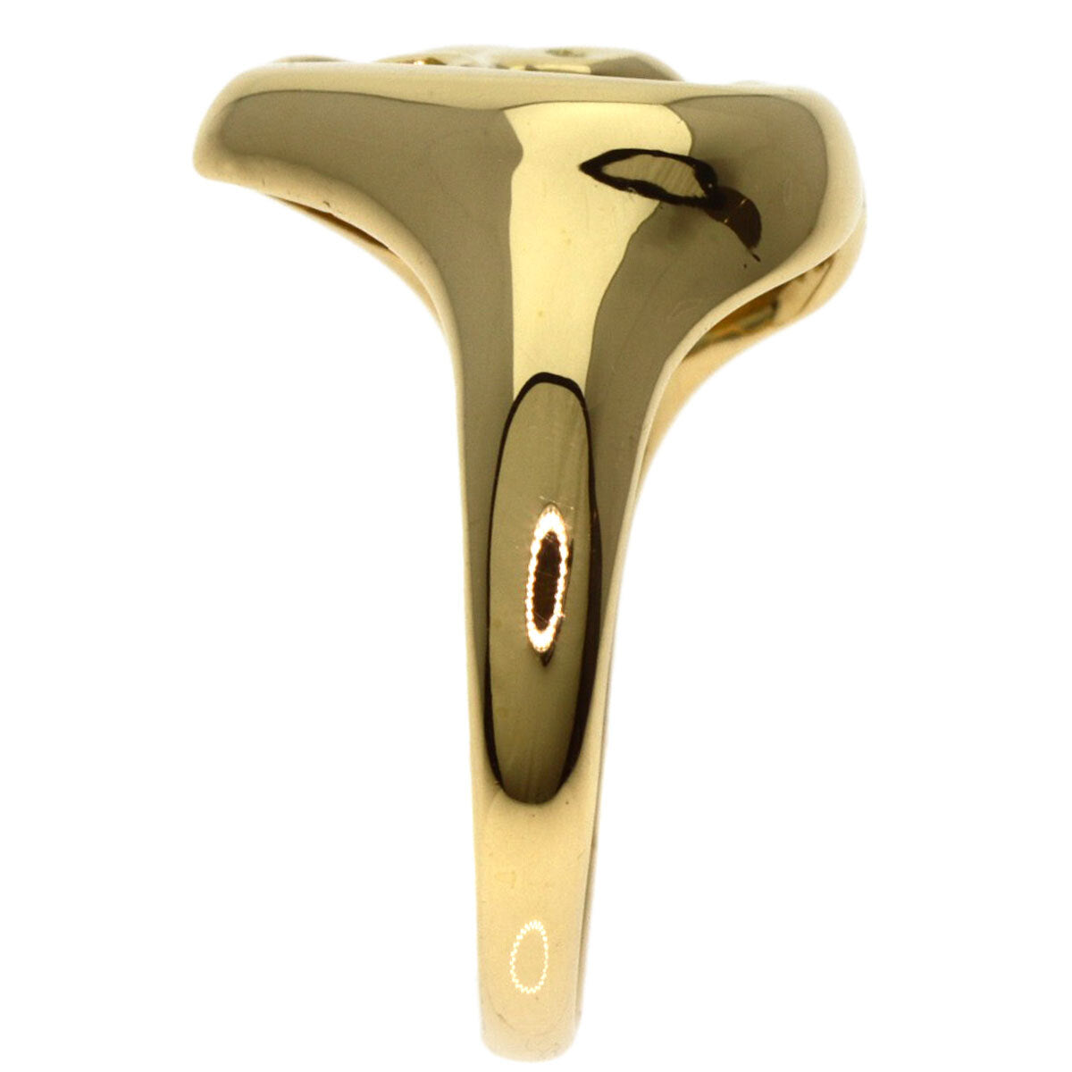 Tiffany&Co.   Ring Ribbon Heart K18 Yellow Gold