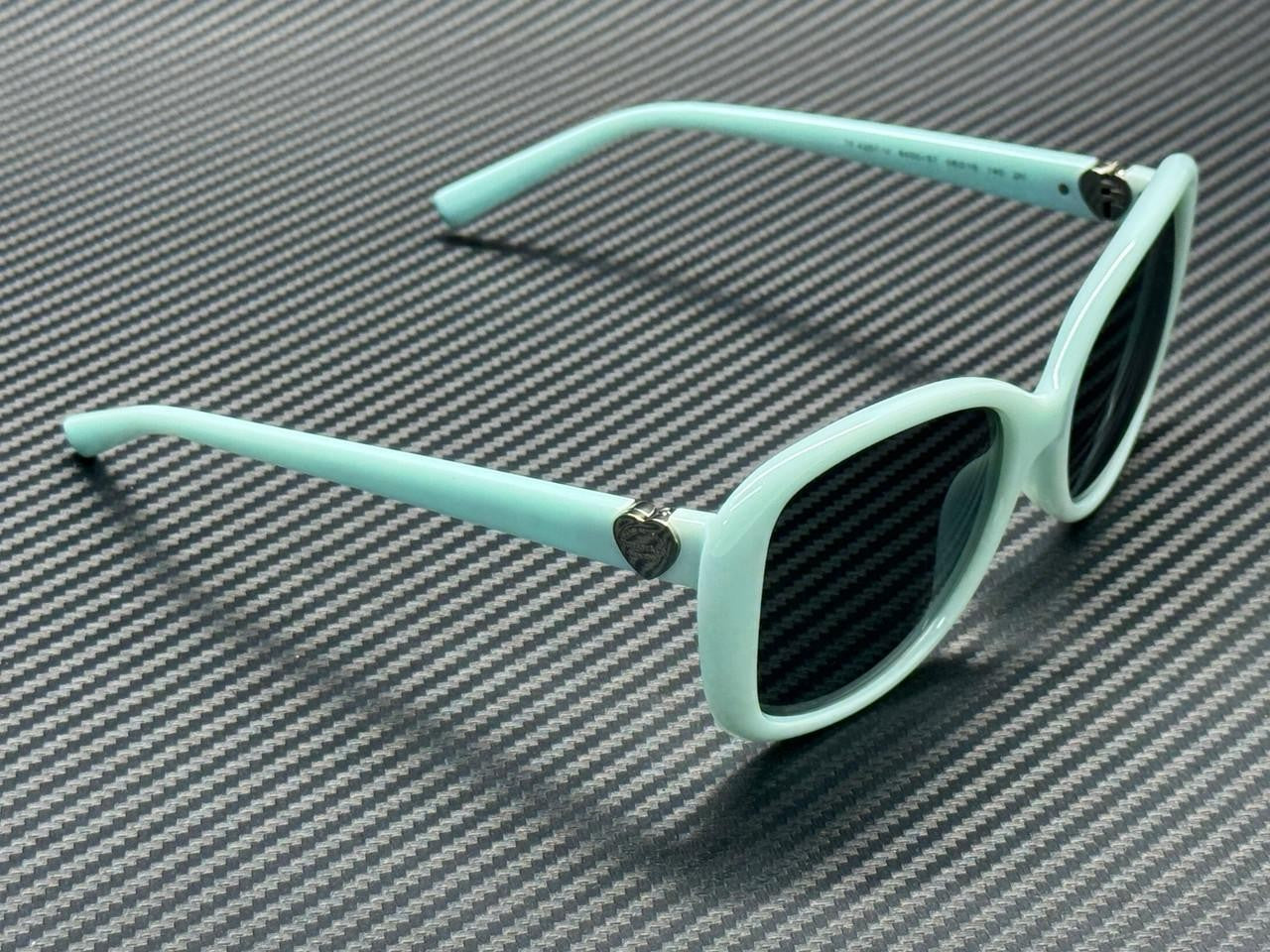 TIFFANY TF4257U 845087 Tiffany Blue Dark Grey Women's 56 mm Sunglasses