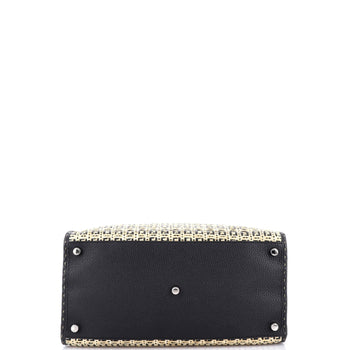 Fendi Convertible Shopper Tote Zucchino Woven Raffia Large