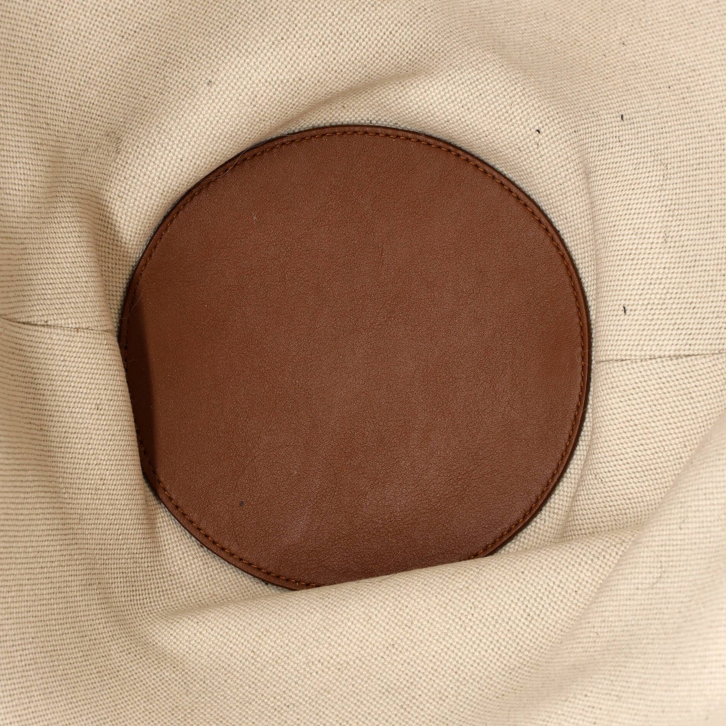 Saint Laurent Beatrix Panier Cut Out Tote Canvas With Leather