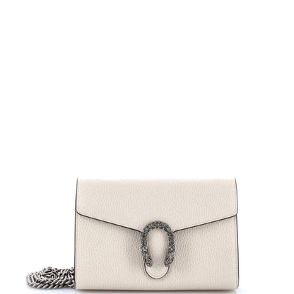Gucci Dionysus Chain Wallet Leather With Embellished Detail Small