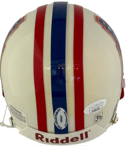 Earl Campbell Autographed Oilers Mini Helmet (Jsa)