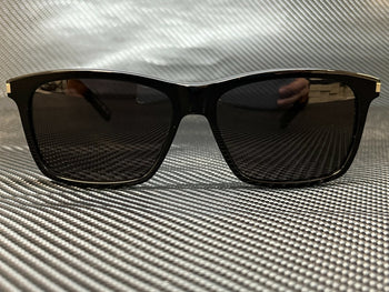 Saint Laurent Sl 339 001 Black Rectangle Men'S 57