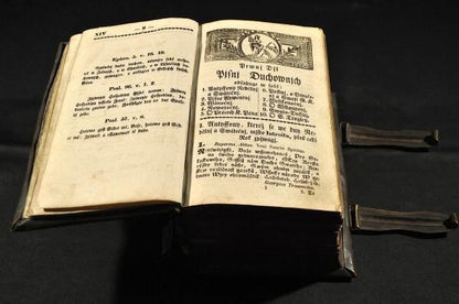 Czech Prayer Book 1853 Antique Bible