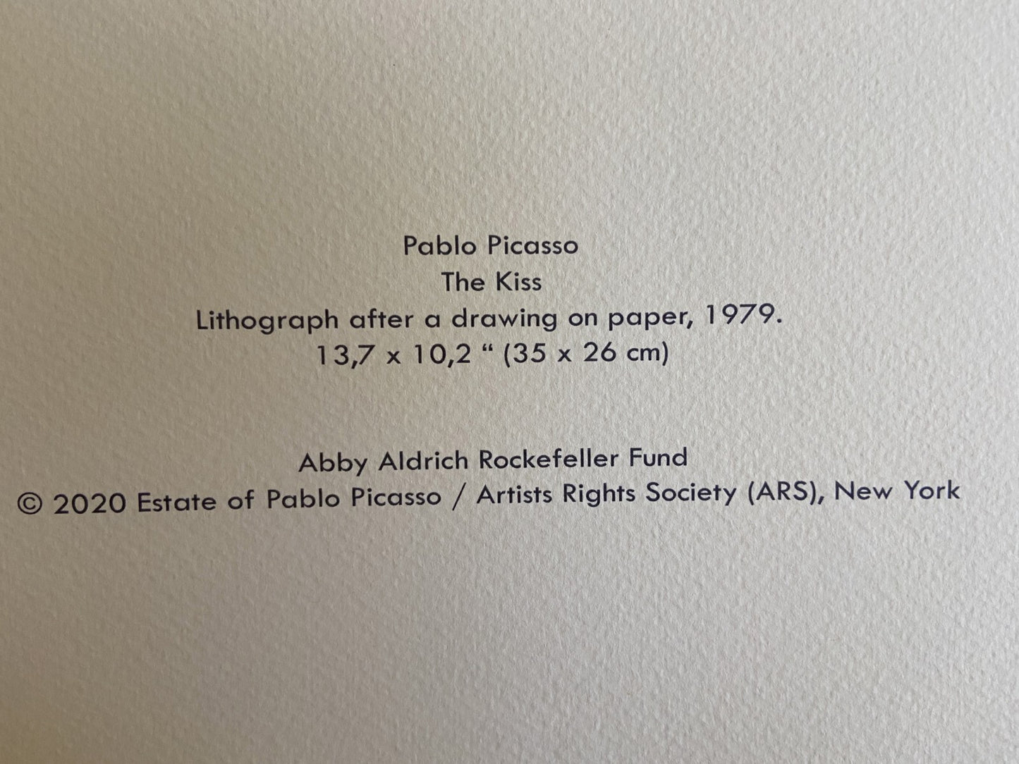 Pablo Picasso Lithograph Coa Signed Published Certificate
