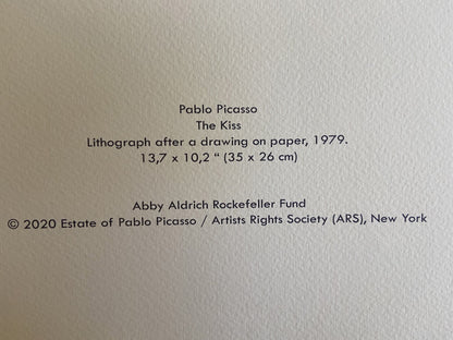 Pablo Picasso Lithograph Coa Signed Published Certificate