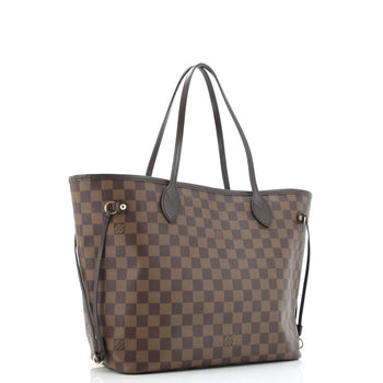 Louis Vuitton Neverfull Nm Tote Damier Mm