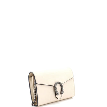 Gucci Dionysus Chain Wallet Leather With Embellished Detail Small