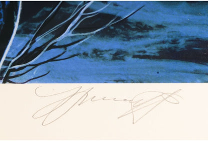 Dale Terbush Signed Original Silkscreen Print Ed10 The Moon Is The Light Of Love