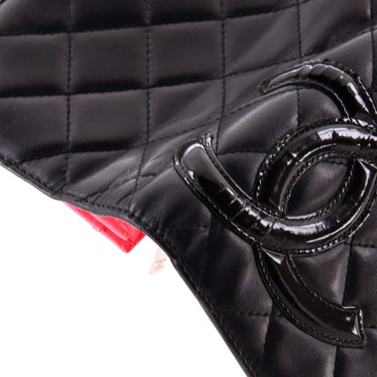 Chanel Cambon Bifold Wallet Quilted Lambskin Long