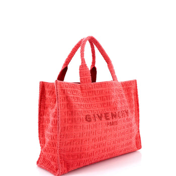 Givenchy G-Tote 4G Cotton Towelling Large