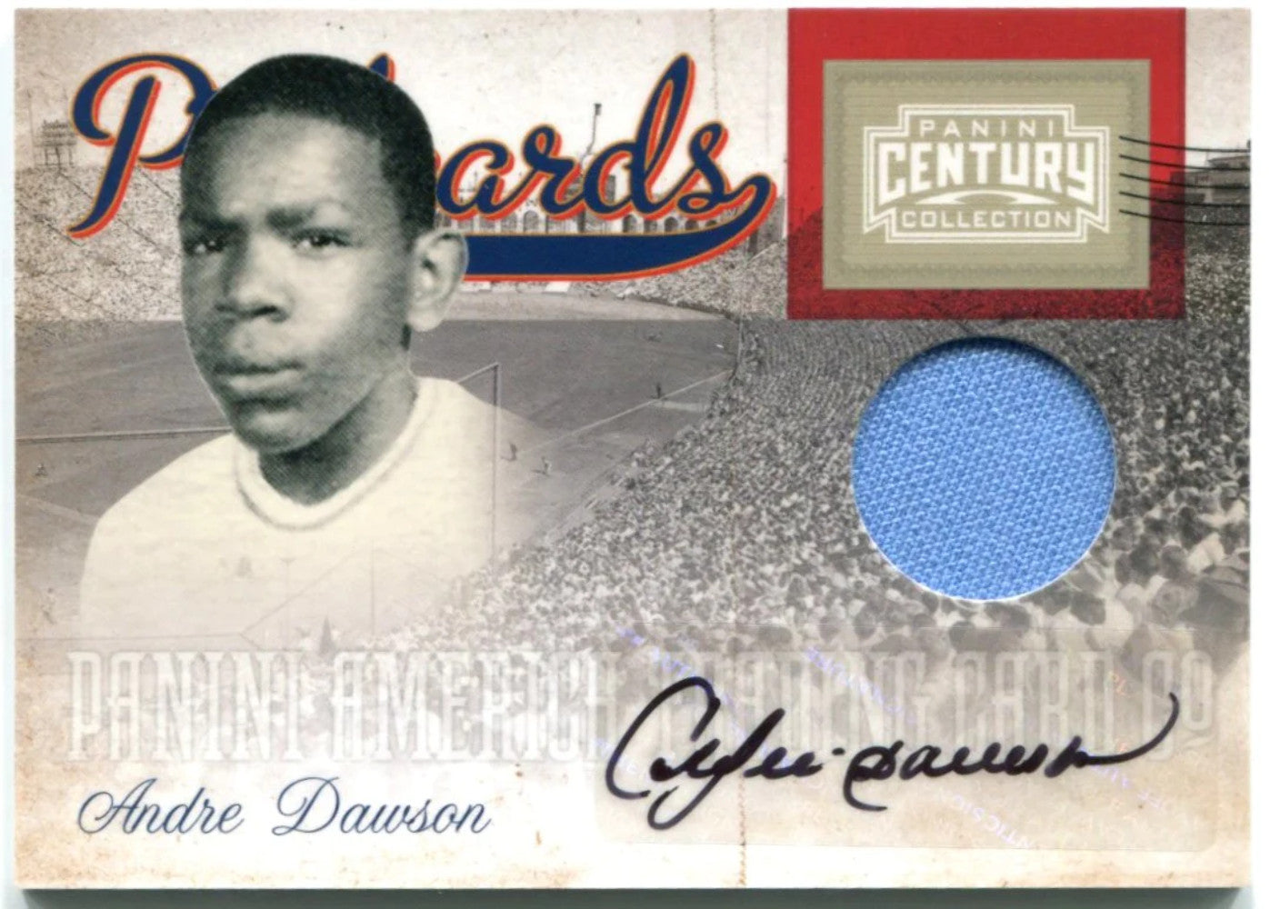Andre Dawson 2010 Autographed Panini Jersey Card #41/50