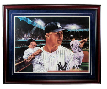 Mickey Mantle Hof Signed 16X20 Photo New York