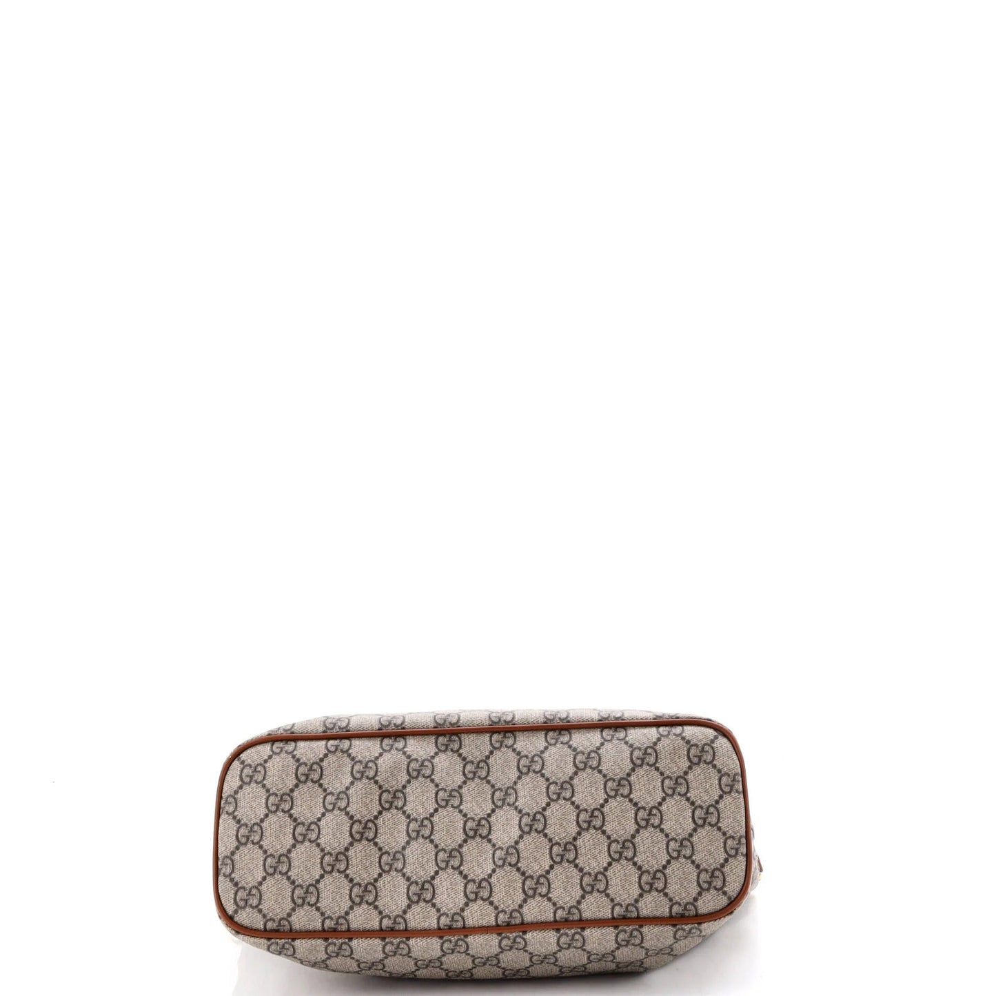 Gucci Convertible Soft Tote Gg Coated Canvas With Leather Small