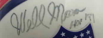 Wellington Mara Hof New York Giants Autographed/Signed Mini Helmet Jsa 201582