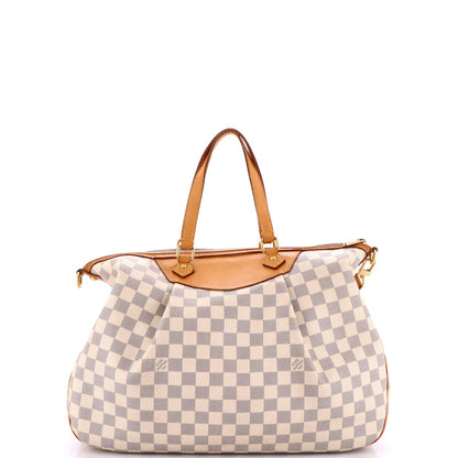 Louis Vuitton Siracusa Handbag Damier Gm
