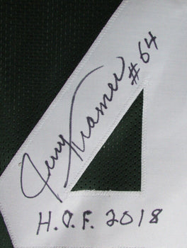 Jerry Kramer Green Bay Packers Autographed/Signed Custom Green Jersey Jsa 141111