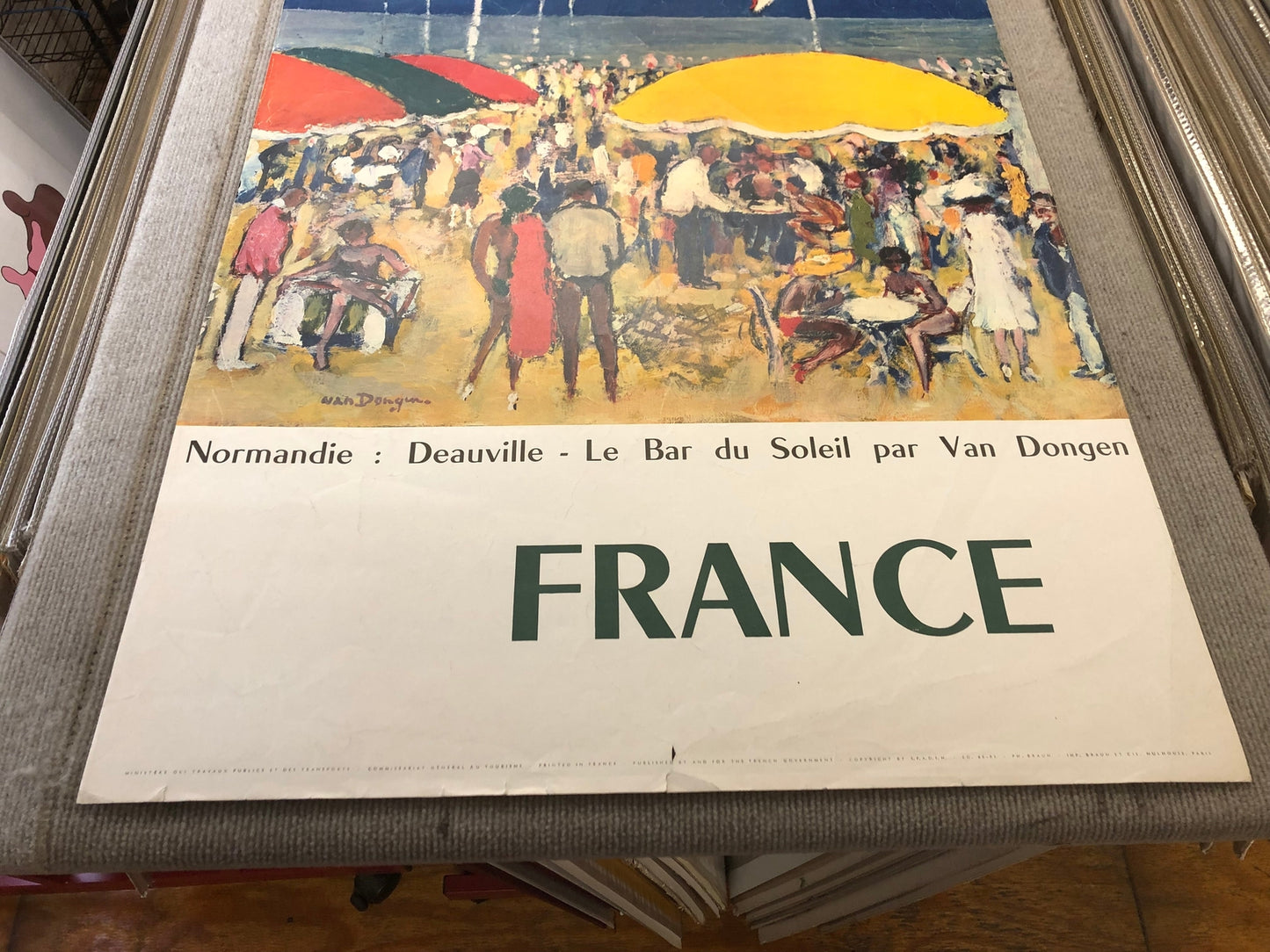 Kees Van Dongen Normandie-Deauville, Le Bar Du Soleil " Poster Im
