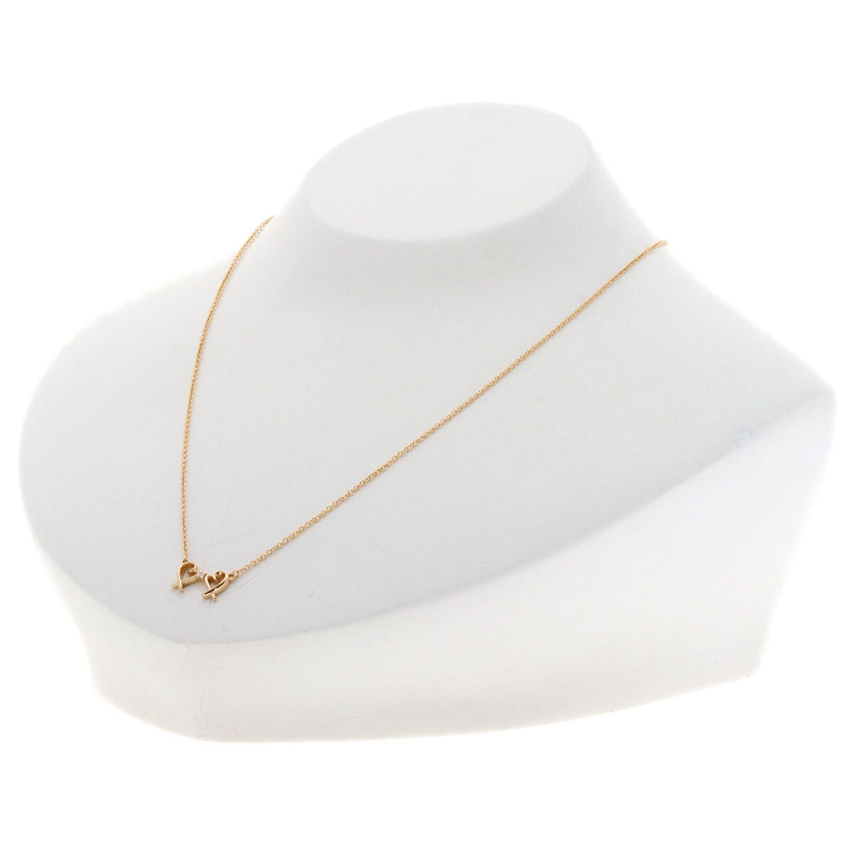 Tiffany&Co.   Necklace Double Loving Heart