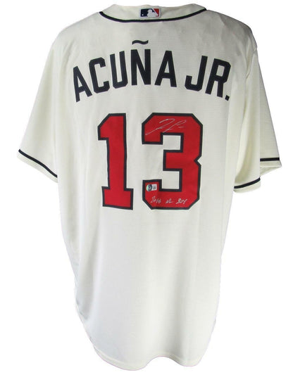 Ronald Acuna Jr Signed/Inscribed Atlanta Braves