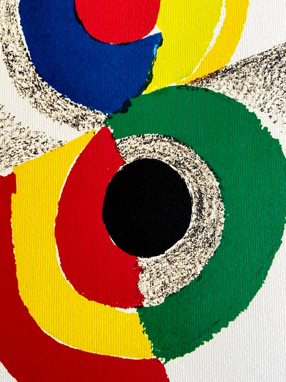 Sonia Delaunay Lithograph Coa Signed Numbered 180 Ex