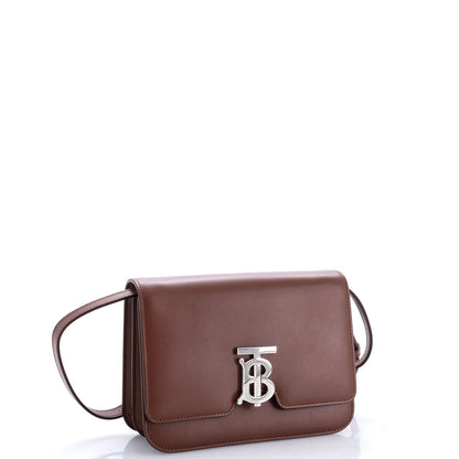 Burberry Tb Flap Bag Leather Small