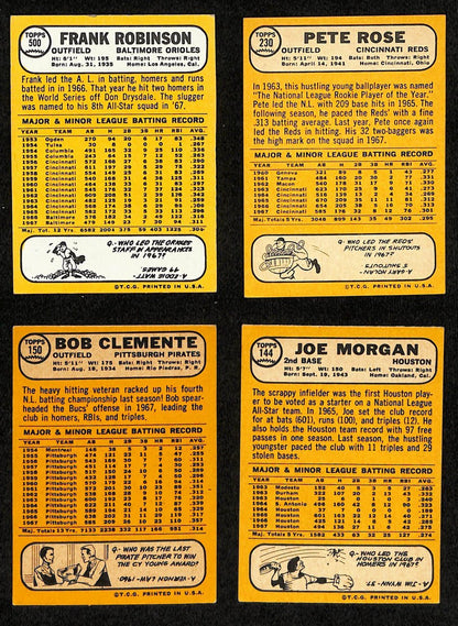 1968 Topps Baseball Card Complete Set (1-598)