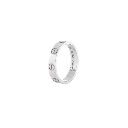 Cartier Love Wedding Band Ring Platinum
