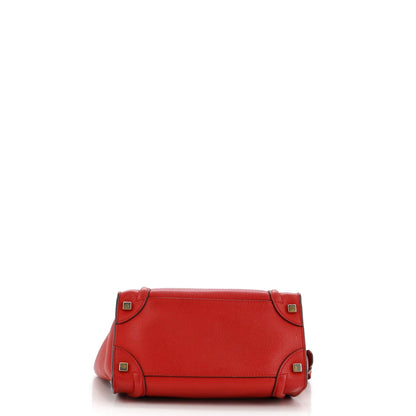 Celine Luggage Bag Grainy Leather Micro