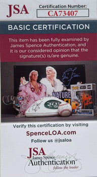Pee Wee Reese Autographed 3X5 Index Card (Jsa)