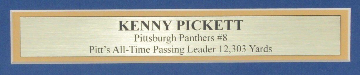 Pickett Autographed Photo Framed 16x20 Pittsburgh University Beckett