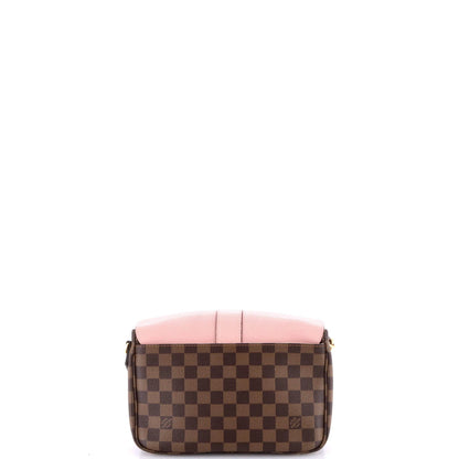Louis Vuitton Clapton Handbag Damier And Leather Pm
