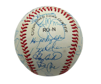 1989 Mets Team Autographed By 28 Johnson Carter