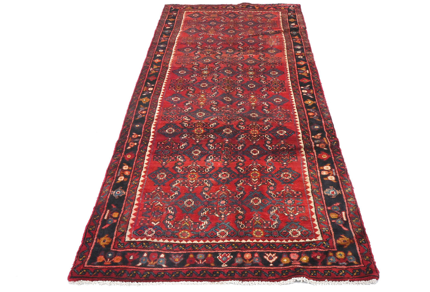 Tribal Oriental Runner Rug Allover Floral Style