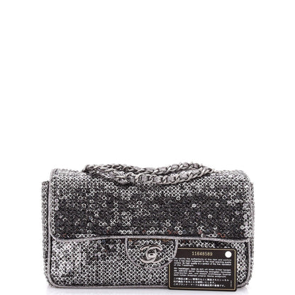 Chanel Classic Single Flap Bag Sequins Medium