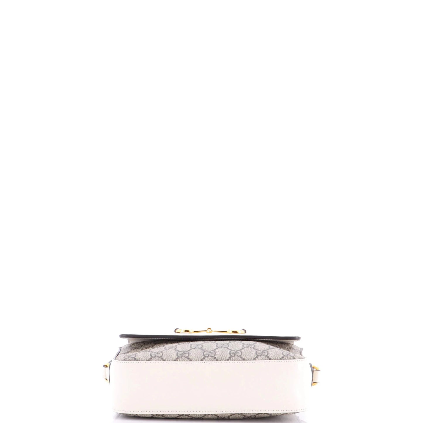 Gucci Horsebit 1955 Flap Pocket Camera Bag Gg Coated Canvas And Leather Small