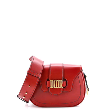 Christian Dior D-Fence Saddle Bag Leather Small