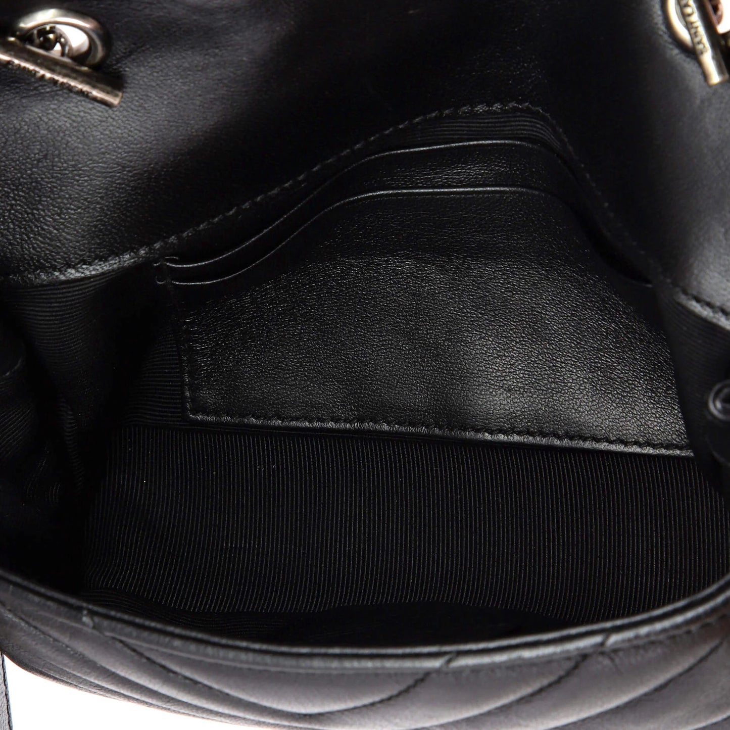 Saint Laurent Classic Monogram Crossbody Bag Matelasse Chevron Leather Baby