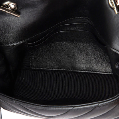 Saint Laurent Classic Monogram Crossbody Bag Matelasse Chevron Leather Baby