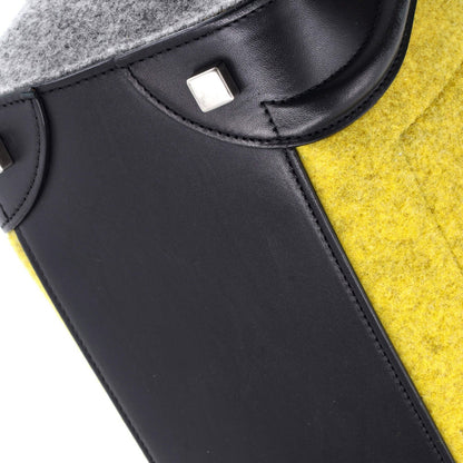 Celine Tricolor Luggage Bag Felt Micro