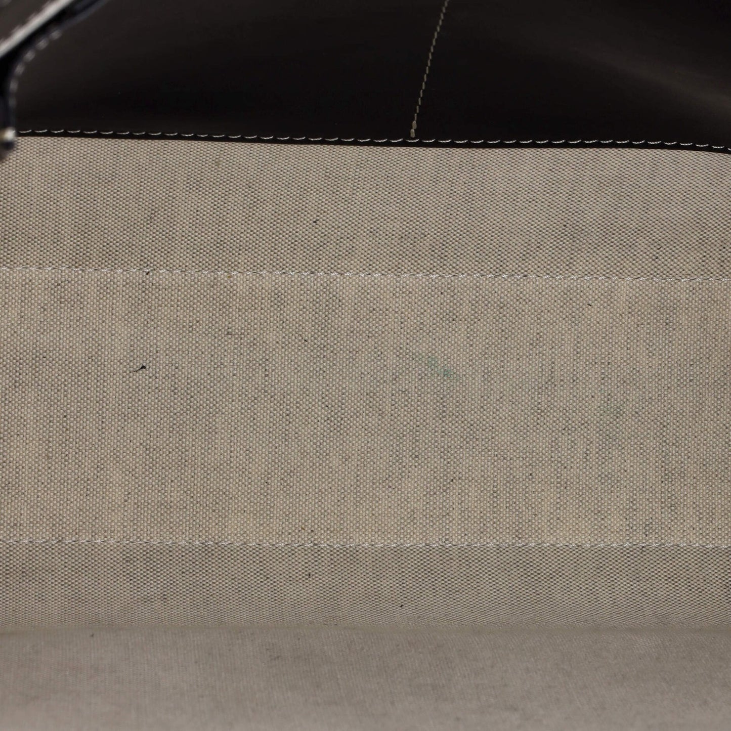 Burberry Logo Pocket Tote Canvas With Leather Medium