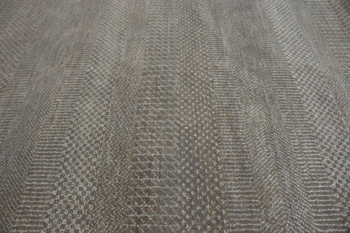 ft Modern Khaki Grass Style Hand-Knotted Wool Oriental Rug Home Decor Carpet 6X9