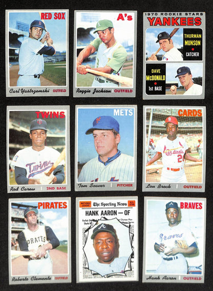 1970 Topps Baseball Card Complete Set (1-720)