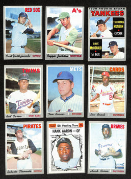 1970 Topps Baseball Card Complete Set (1-720)