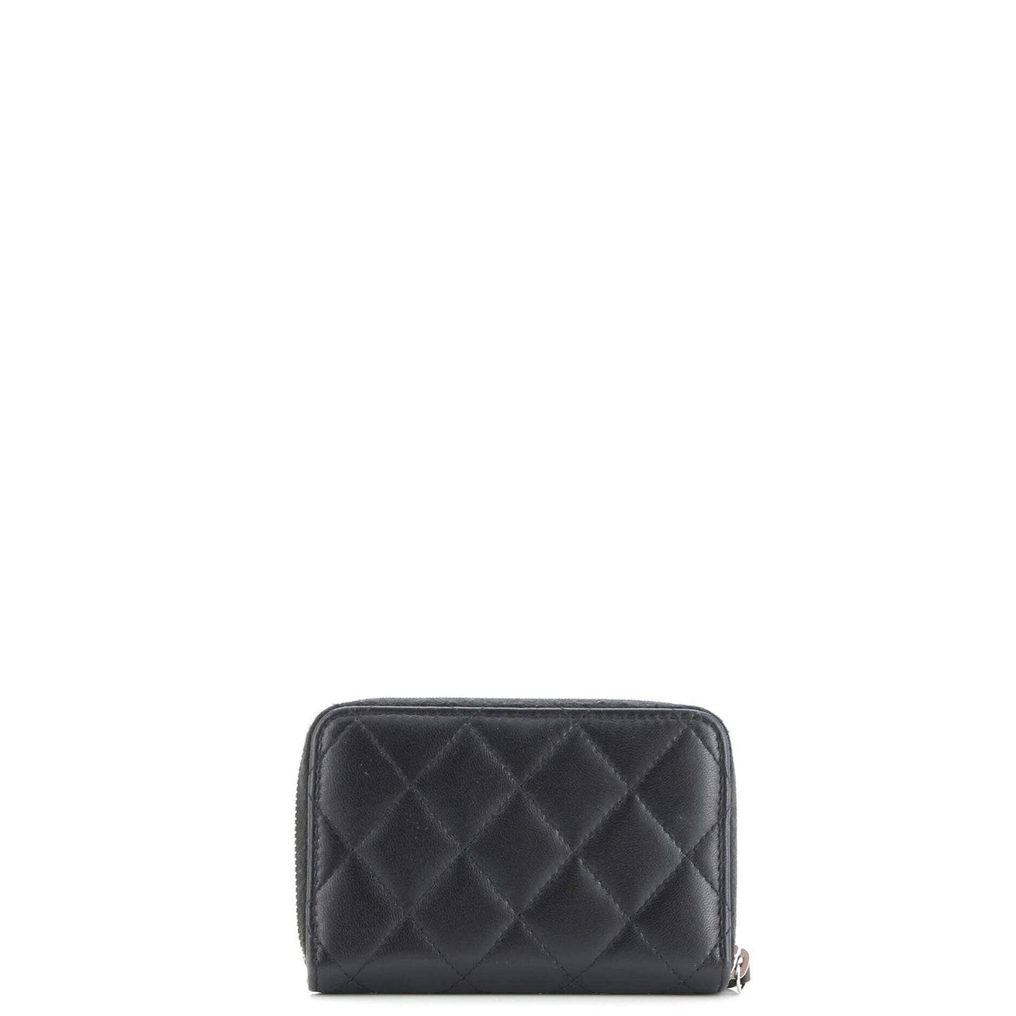 Chanel Cc Stars Zip Coin Purse Quilted Lambskin Small